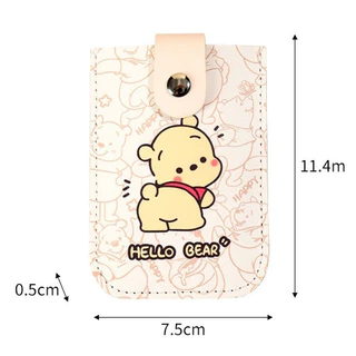shiny girl กระเป๋าใส่นามบัตร หนัง PU แบบดึงออกได้ มีหลายช่อง สําหรับใส่นามบัตร คละสี G511