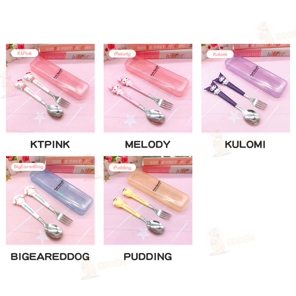 ชุดช้อนส้อมเด็กสแตนเลส RK Edden