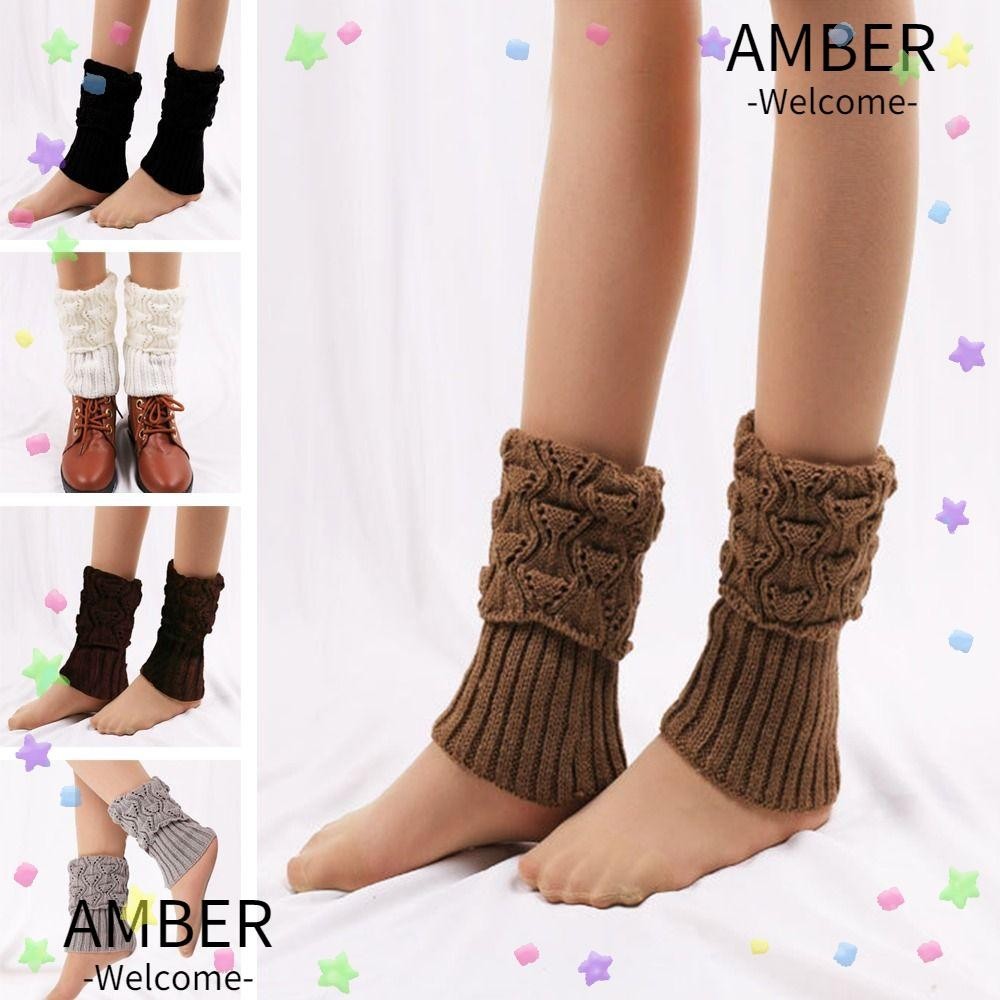 Amber ใหม่ ปลอกสวมหุ้มข้อเท้า ให้ความอบอุ่น สําหรับขา ข้อเท้า