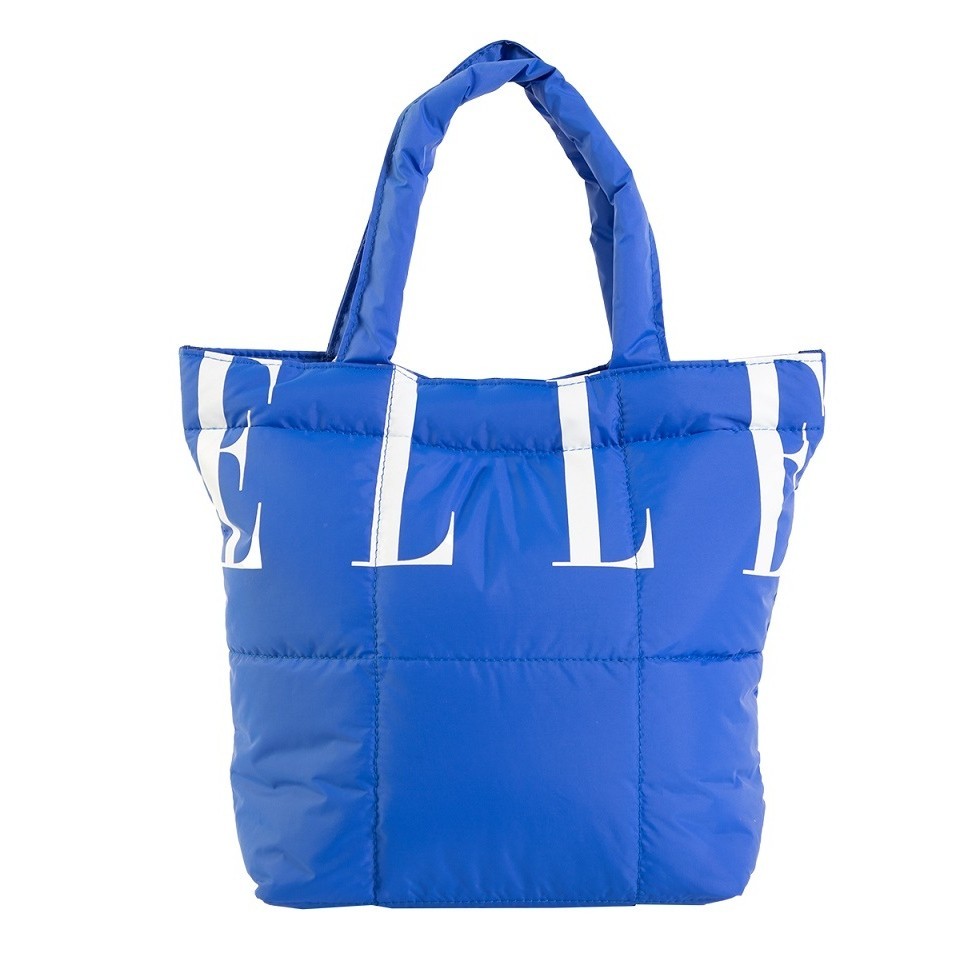 ELLE  กระเป๋าผ้า Puffy Bag Marshmallow ใบเล็ก สกรีน ELLE  8  สี รุ่น H8H012