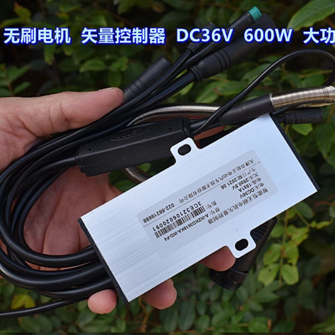 Micro Car มอเตอร์ไร้แปรงถ่าน Vector Controller DC36V 600W ป้องกันแรงดันไฟฟ้ากําลังสูง 28V