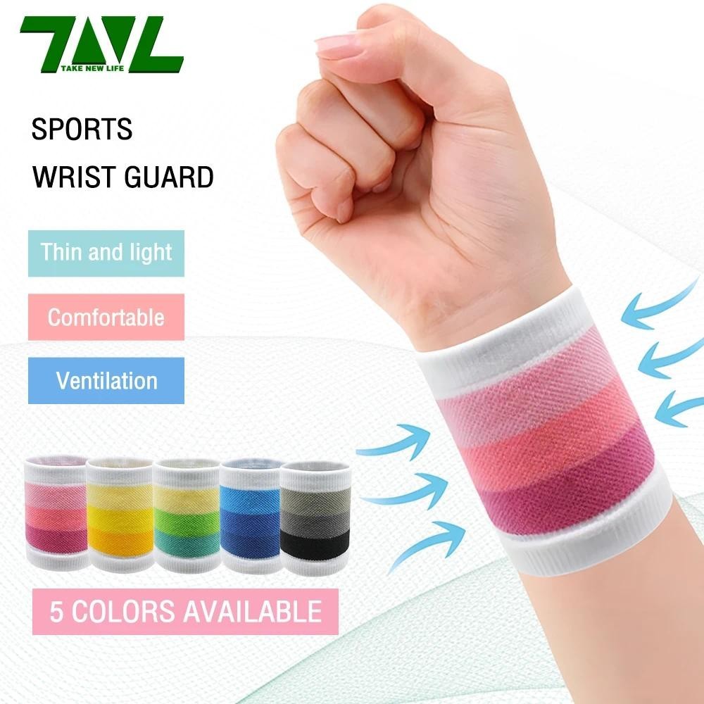 (1 ชิ้น) สายรัดข้อมือ ปลอกรัดข้อมือซับเหงื่อ Sport wristband ป้องกันเหงื่อ สําหรับเล่นกีฬา วิ่ง เข้ายิม ทำให้คุณออกกำลังกายที่ดีขึ้น