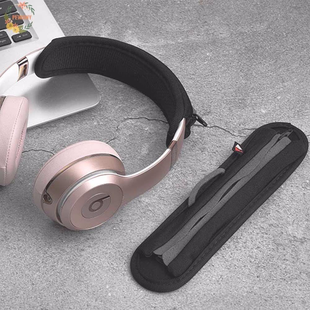 PEWANY Universal Headphone Headband Cover QC35 Headset Head Beam Cover Headphones Protector QC25 Headphones Accessories Cushion Protection Pad High quality Full Closure Headset Headband Zipper Cushion Protective/Multicolor
