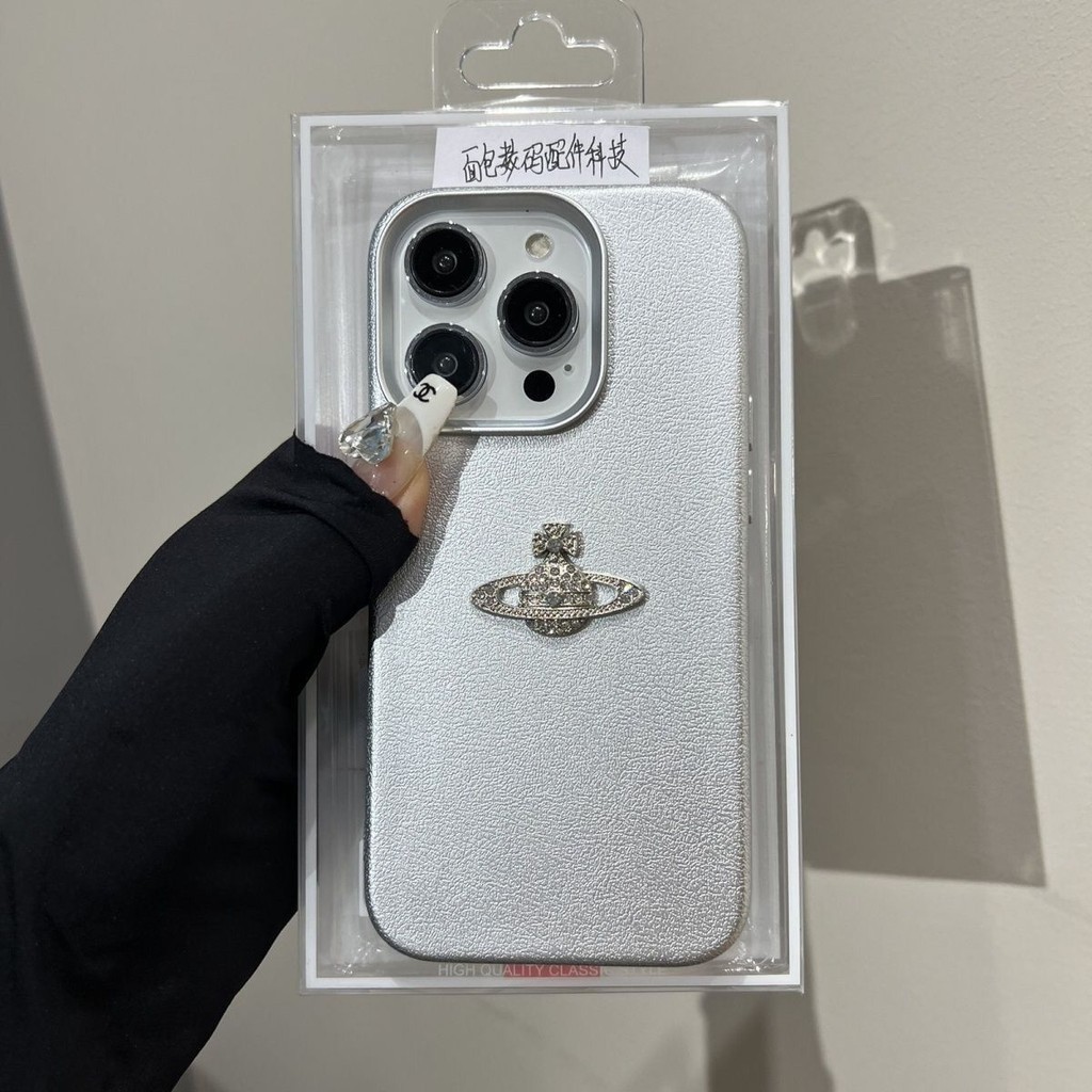 [คุณภาพสูง] Silver Planet Apple เหมาะสําหรับ iphone15/14/12/13/11promax รูปแบบใหม่ X/XS/XR เคสป้องกันหญิงกันกระแทก