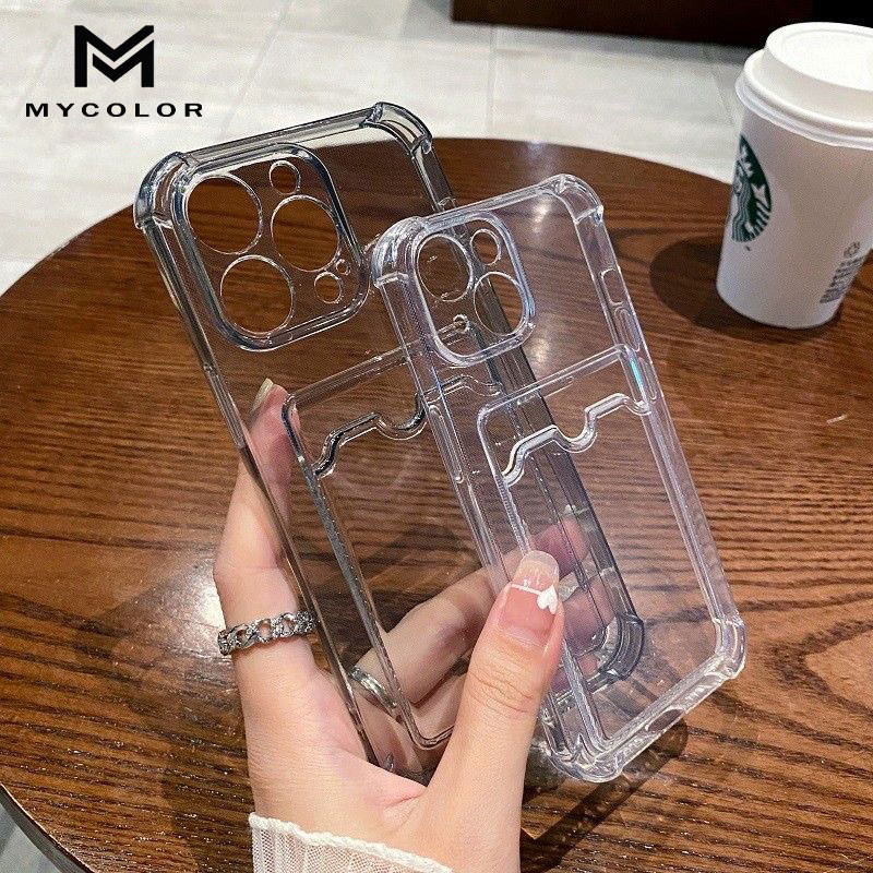 2in1 เคสกันกระแทกเคสใส่บัตร เคสซิลิโคนใส Realme real me 12 12X 11 10 9 9i 8 8i 5 5s 5i 6i V25 Pro+ Plus 5G 4G 2026 ราคา ถูกที่สุด ดีลบีเคเค แกลเลอรีภาพที่ 9