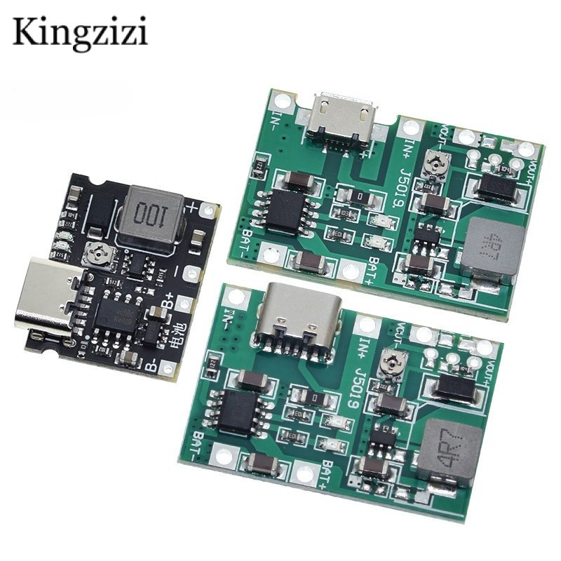 ใหม่แบตเตอรี่ลิเธียม Li-ion 18650 3.7V 4.2V แบตเตอรี่ Charger DC-DC Step Up Boost โมดูล TP4056 DIY ชุดอะไหล่สําหรับ arduino