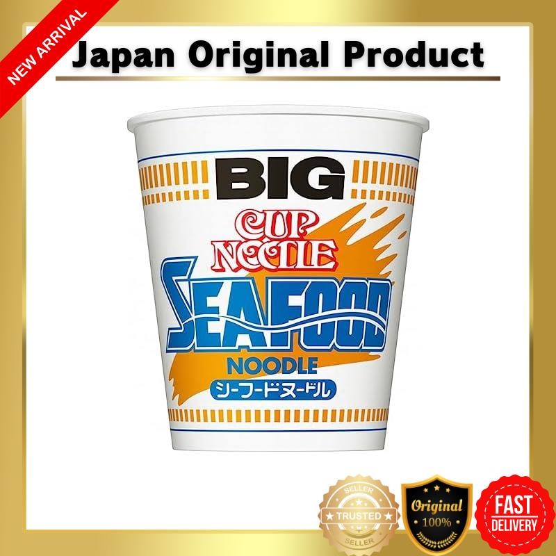 Cup Noodle Seafood Noodle Big Nissin Foods Cup Noodle 104g x 12
