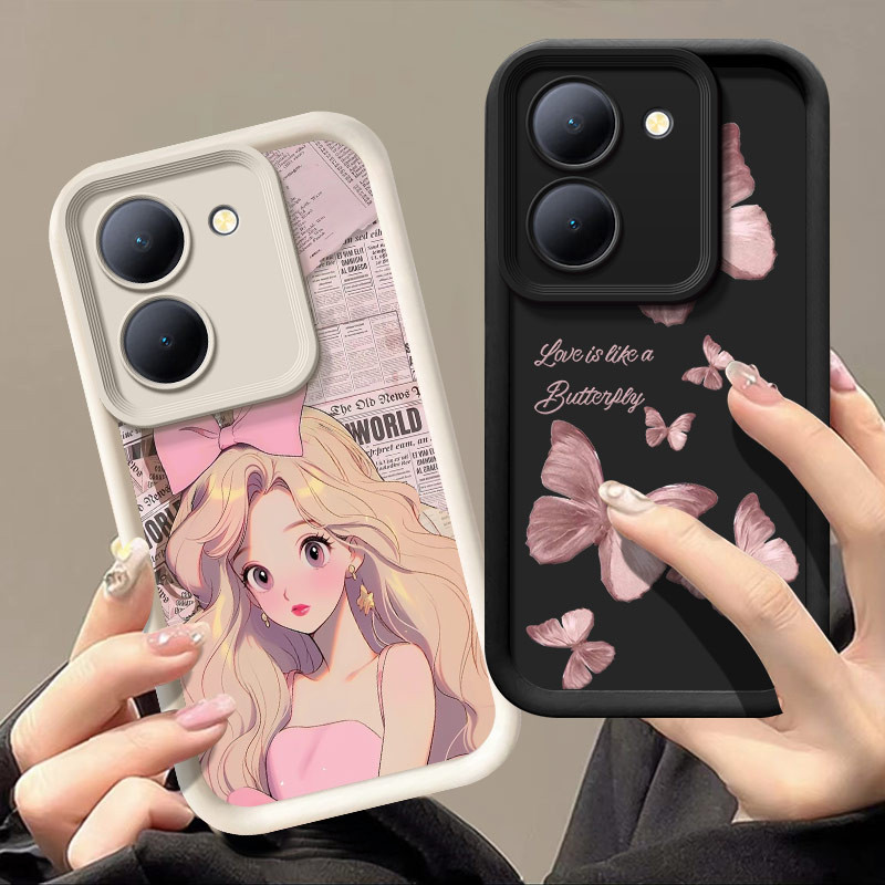เคสvivo y27 5g, สไตล์เยาวชนใหม่กรณีโทรศัพท์นุ่ม KLQ1TY1