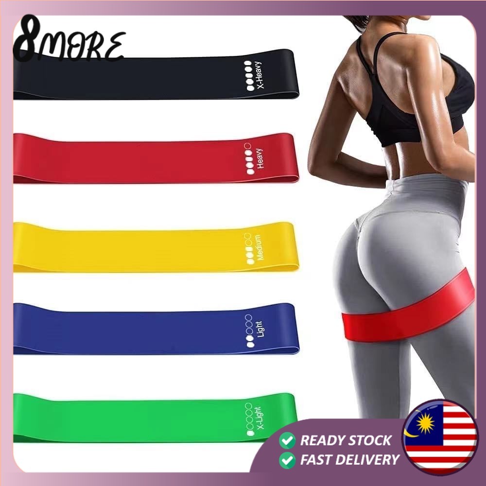 [A8more]Training Resistance Bands Yoga Gym Fitness Gum Pull Up Assist Rubber Band Crossfit การออกกํา