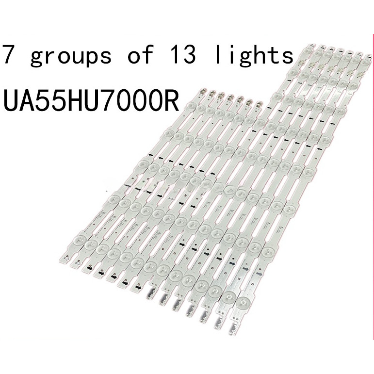 ใหม่ LED TV backlight ua55hu7000r Samsung 55 นิ้ว lampu TV ua55hu7000 1 ชุด