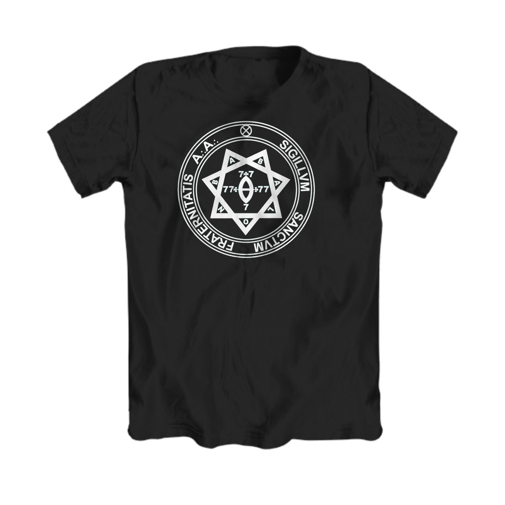 เสื้อ Thelema - AA Argentum Astrum Sigil Symbol - Magick Aleister Crowley Tee