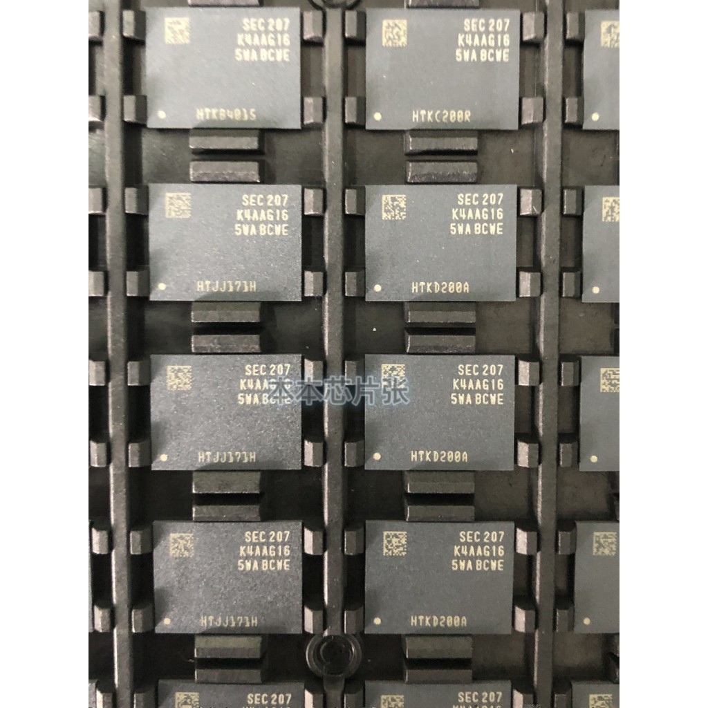 5WA [2PCS] K4aag165wa K4AAG16 K4AAG165WA BCWE Granular Memory Steel Mesh Ready Stock ttc10 [2PCS]