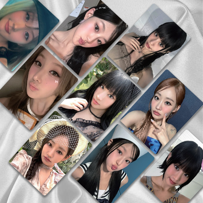 50pcs/box KISS OF LIFE Holographic Photocards Midas Touch Born to be XX Laser Hologram Lomo Cards JU