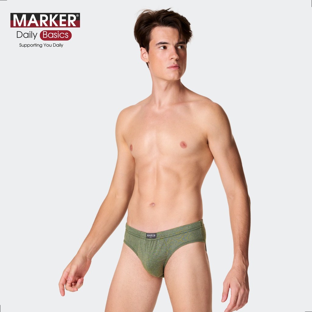 [โปร 1 แถม 1] MARKER® กางเกงในชาย สามเหลี่ยม สีคลาสสิค / 001_P3 - รูปที่ 3