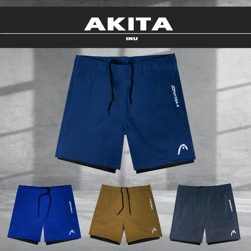 สีใหม่ S-2XL กางเกงกีฬาขาสั้นระบายอากาศ ผ้าร่ม มีซับ เหมาะสำหรับการออกกำลังกาย กางเกงวิ่งผู้ชาย HD *พร้อมส่ง*