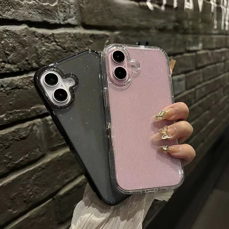 เคสโทรศัพท์มือถือแบบแข็ง กันกระแทก แต่งกลิตเตอร์ ระยิบระยับ หรูหรา สําหรับ iPhone 16 15 14 Pro Max 13 12 Pro Max 11 Pro Max 7 8 Plus Xs Max XR X
