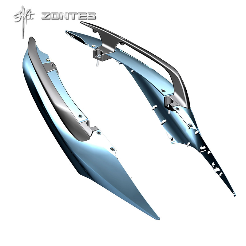 ร้านคนไทยรับประกัน แฟริ่งแยกชี้น zontes350E ZT350E ครอบเฟรมเปลือกมอเตอร์ไซค์ ชุดสีพร้อมสติ๊กเกอร์ อะ