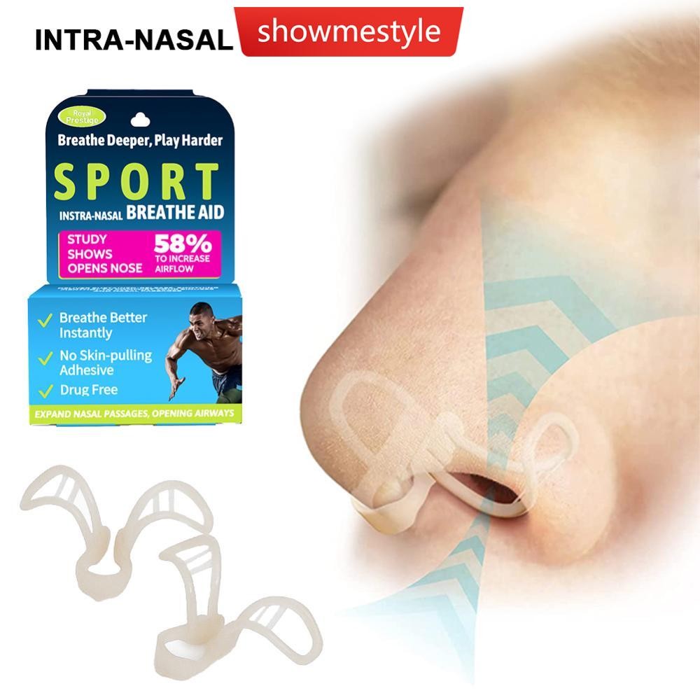 Sms ประเภทกีฬา Sleep Aid โพรงจมูกขยาย Anti Snoring อุปกรณ์ Anti Snoring เพิ่มการหายใจ Air Circulation Anti Snoring อุปกรณ์ E5V3
