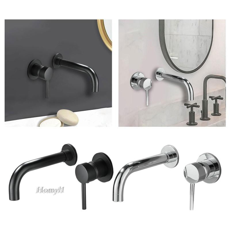[Homyl1] Wall Mount Faucet Laundry Office Washroom Cafe Sink Tap Sink Faucet