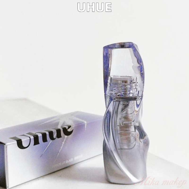 UHUE ลิปกลอสให้ความชุ่มชื้นและมีน้ำหนักเบา และฟิล์มก็ไม่เหนียวเหนอะหนะ
