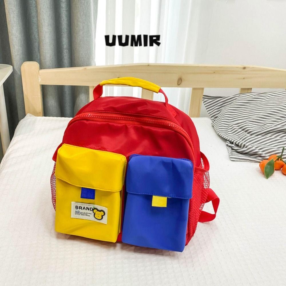 UUMIR กระเป๋าเป้สะพายหลัง, กระเป๋าเดินทางผ้าใบน้ําหนักเบา, กระเป๋านักเรียนความจุสูงระบายอากาศได้สบาย ๆ โรงเรียนอนุบาล