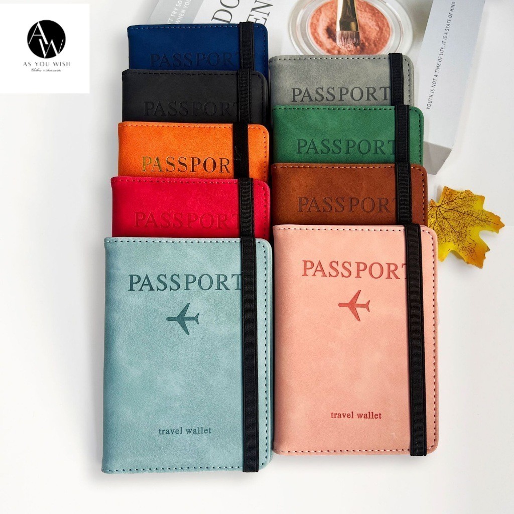 Passport ที่ใส่พาสปอต ปกใส่พาสปอต มี 2 แบบ แบบหนัง/แบบใส ป้องกันฝุ่น สิ่งสกปรก พร้อมส่งจากประเทศไทย