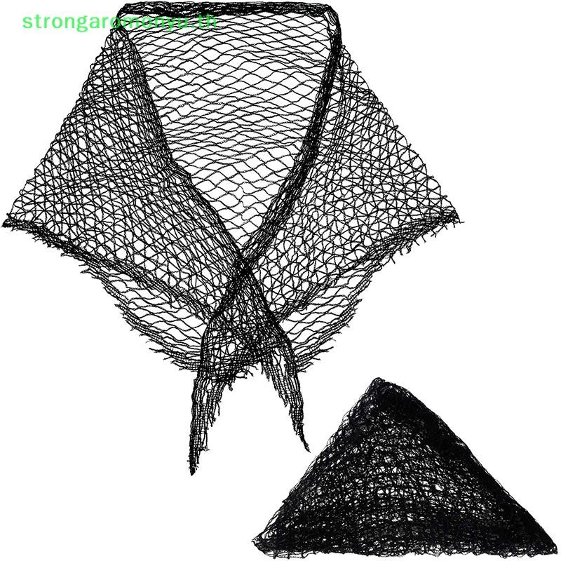Strongaromonyu ผ้าฝ้ายผมสุทธิระบายอากาศได้ดีที่มีประสิทธิภาพผู้หญิงสามเหลี่ยมตาข่ายผมสุทธิ Universal Sleep Hairnet สําหรับสุภาพสตรี TH