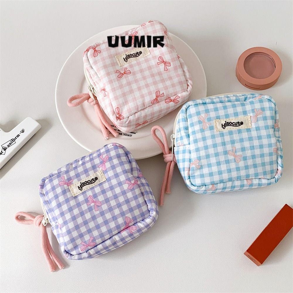 UUMIR กระเป๋าเก็บเครื่องสำอางความจุสูง,กระเป๋าใส่เหรียญ,กระเป๋าใส่เครื่องสำอางขน