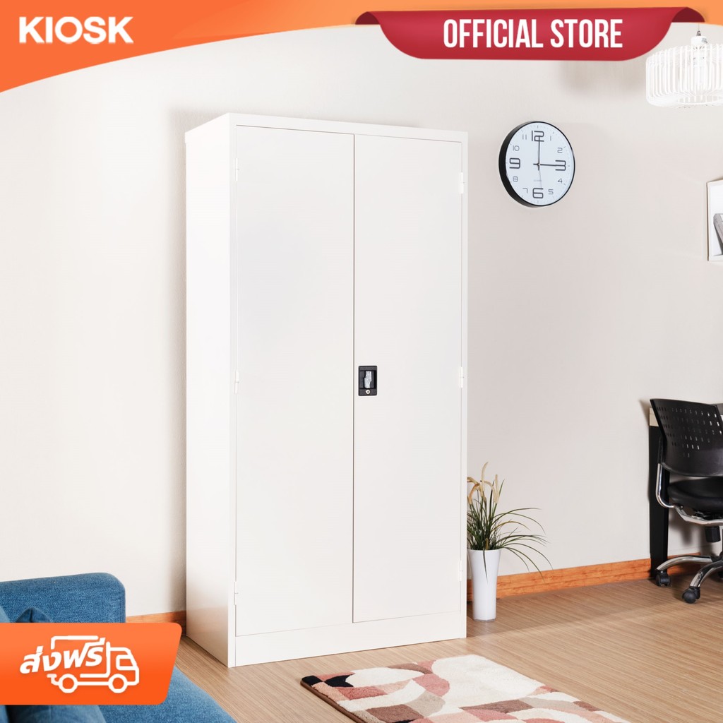 [จัดส่งพร้อมติดตั้งฟรี] KIOSK ตู้เหล็กClassic 2บานเปิดมือจับฝัง