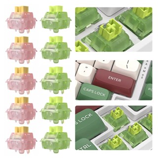 Hearatract 10/20/30 ชิ้น Silent Peach V3 สวิทช์ Lubed เงียบม…