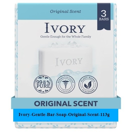 Ivory® Clean Original Bar Soap 113g สบู่ทำความสะอาดผิวหน้าและผิวกาย