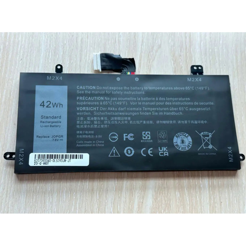 J0PGR แบตเตอรี่แล็ปท็อป For Dell Latitude 12 5285 5290 T17G J0PGR 1WND8 X16TW JOPGR T17G001 7.6V 42W