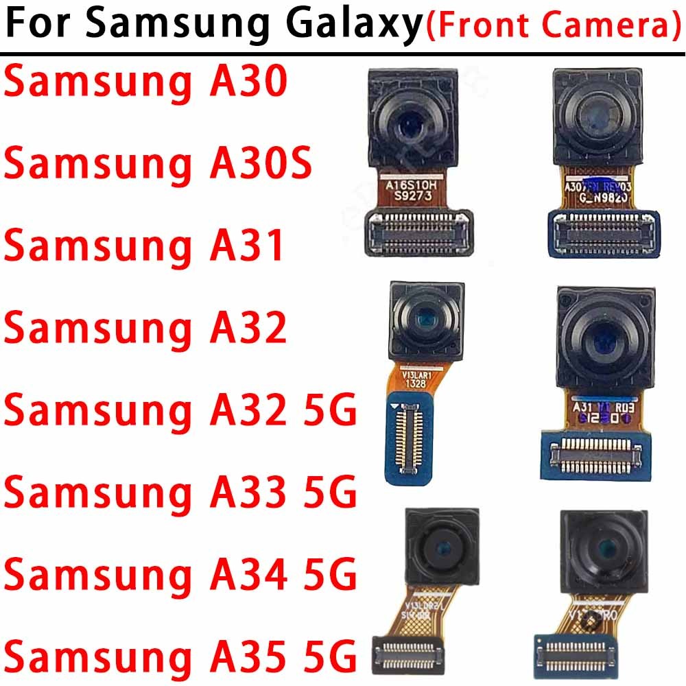 SAMSUNG กล้องหน้าเดิมสําหรับsamsung Galaxy A30 A30s A31 A32 A33 A34 A35 5G A325 A326 A356โมดูลอะไหล่