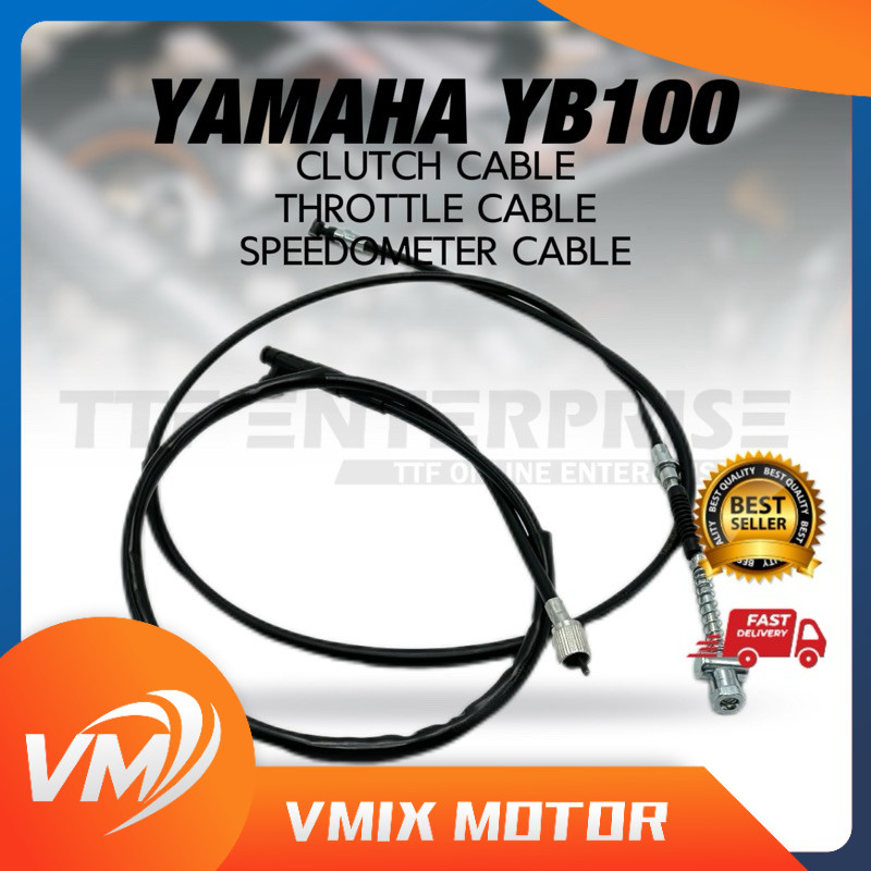 YAMAHA YB100 CLUTCH CABLE / สาย SPEEDOMETER / สาย THROTTLE สายคลัตช์ สายน้ํามัน เมตร YB100 YB 100