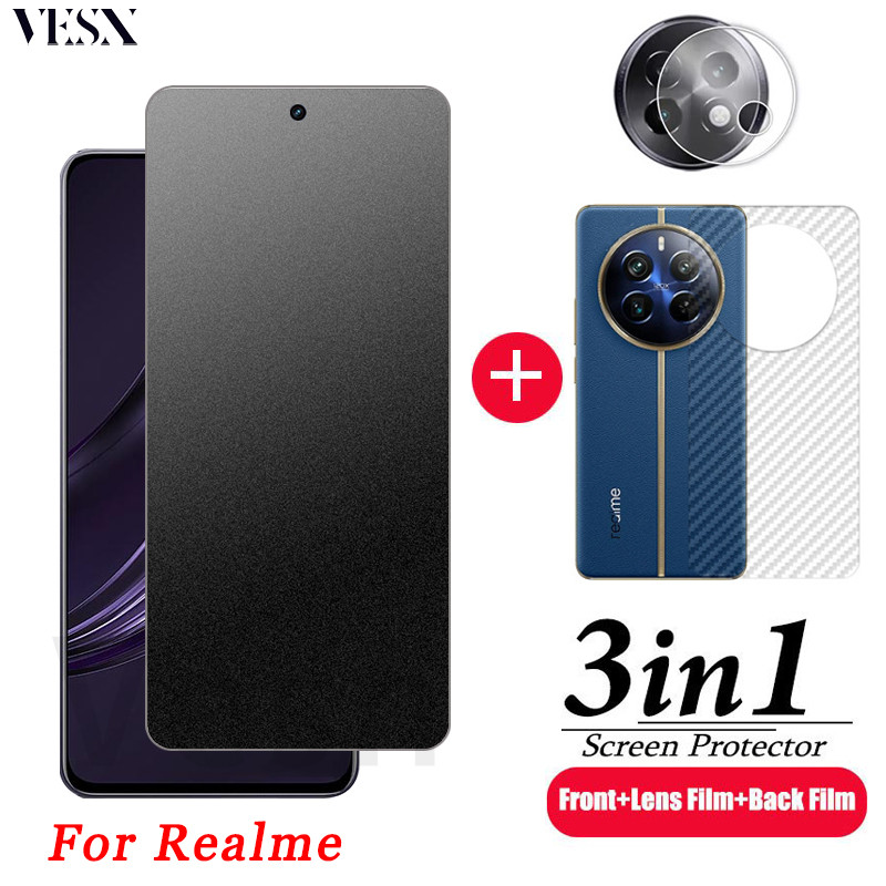 ฟิล์มกระจกเต็มจอแบบด้านรุ่น Realme 13 13+ 12 12+ 12X 11 11X 10 9 8 Pro+ Plus 4G 5G 2024