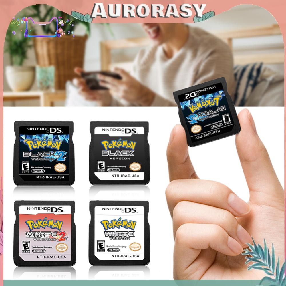 [AS] Pokemon NDS Game Series Cartridge DS Game Card Black&White Version 1&2 สําหรับ NDS