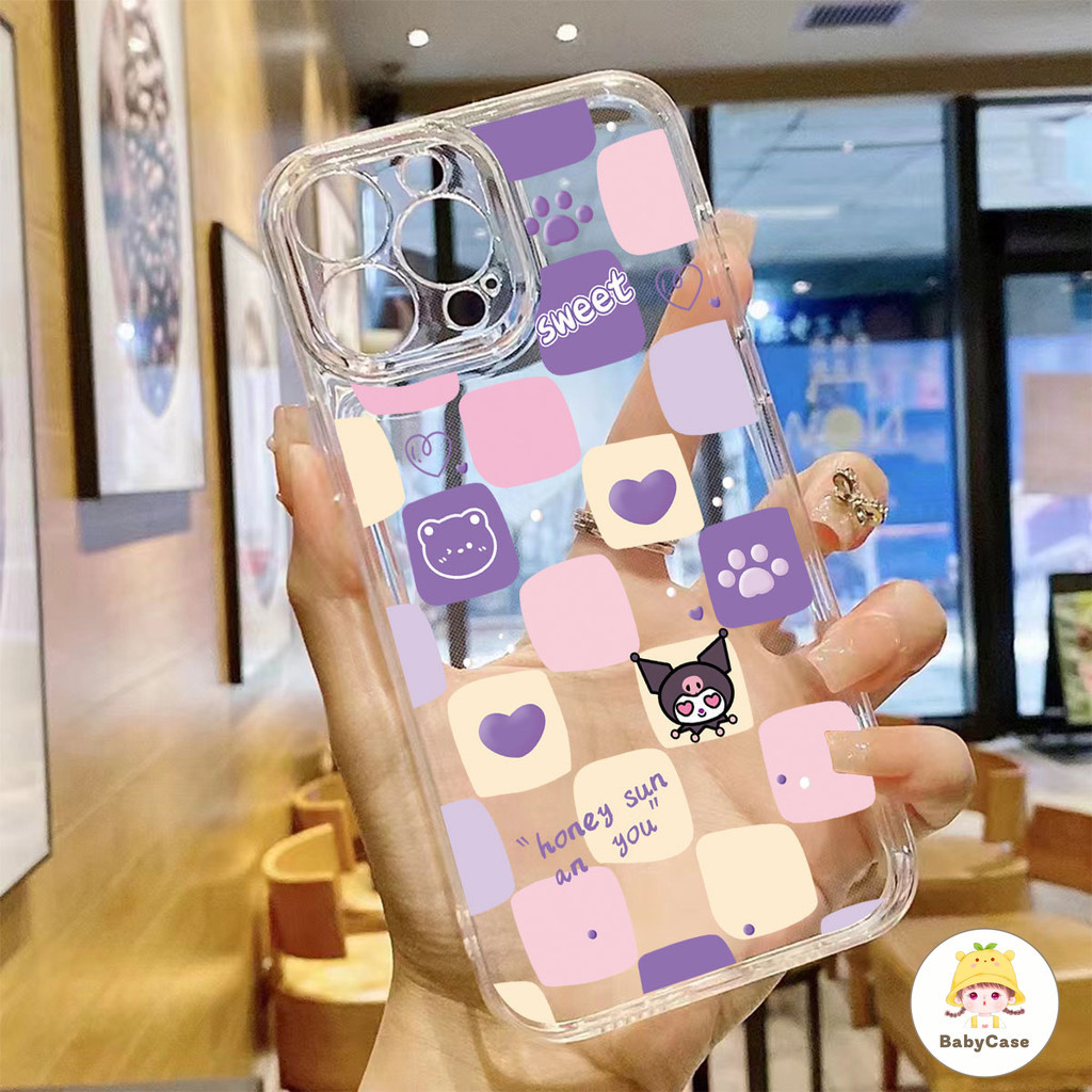 น้ำผึ้งหวาน kuromi นุ่ม เคสRedmi 9C 13C 10C 10 12 9A 9 A1 12C 9T Note 13 9 8 10 11 12 Pro Max Poco C65 C55 M3 X5 X6