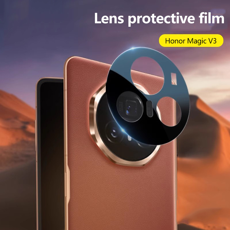 กระจกเลนส์สําหรับ Honor Magic V3 Vs3 V2 RSR ตัวป้องกันกล้องคลุมทั้งหมดเลนส์ด้านหลังฟิล์มนิรภัย