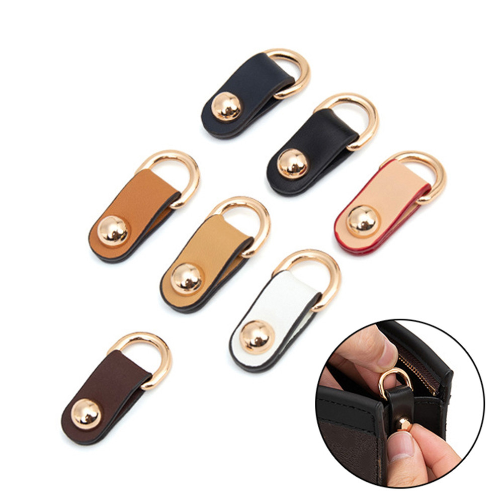 D หัวเข็มขัดอุปกรณ์ฮาร์ดแวร์ตกแต่งมัลติฟังก์ชั่น Link DIY 2 ชิ้น PU เปลี่ยนสายกระเป๋า