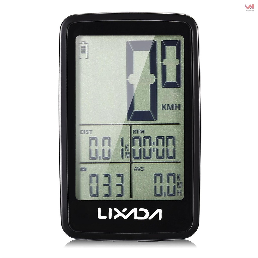 Lixada USB ชาร์จจักรยานไร้สายรอบคอมพิวเตอร์จักรยาน Speedometer เครื่องวัดระยะทาง
