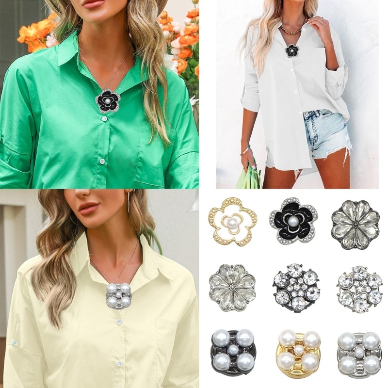 ASHLUYAK Cufflink Cover สําหรับเครื่องแต่งกายอย่างเป็นทางการเสื้อปุ่มคลิปตกแต่งฝาครอบเปลี่ยน
