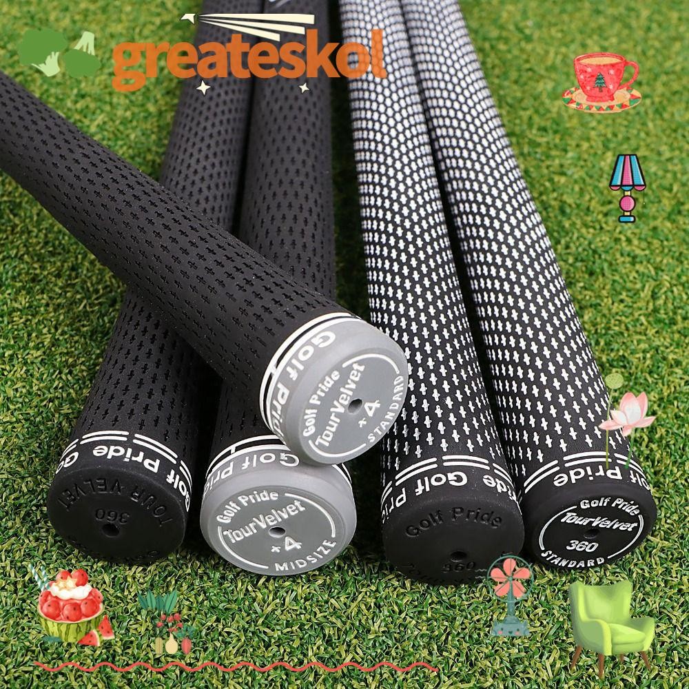Greateskol Golf Club Grip, อุปกรณ์เสริมไม้กอล์ฟป้องกันการตกที่ทนทาน, ปลอกป้องกันไม้กอล์ฟยางทนต่อการสึกหรอของ Antiskid