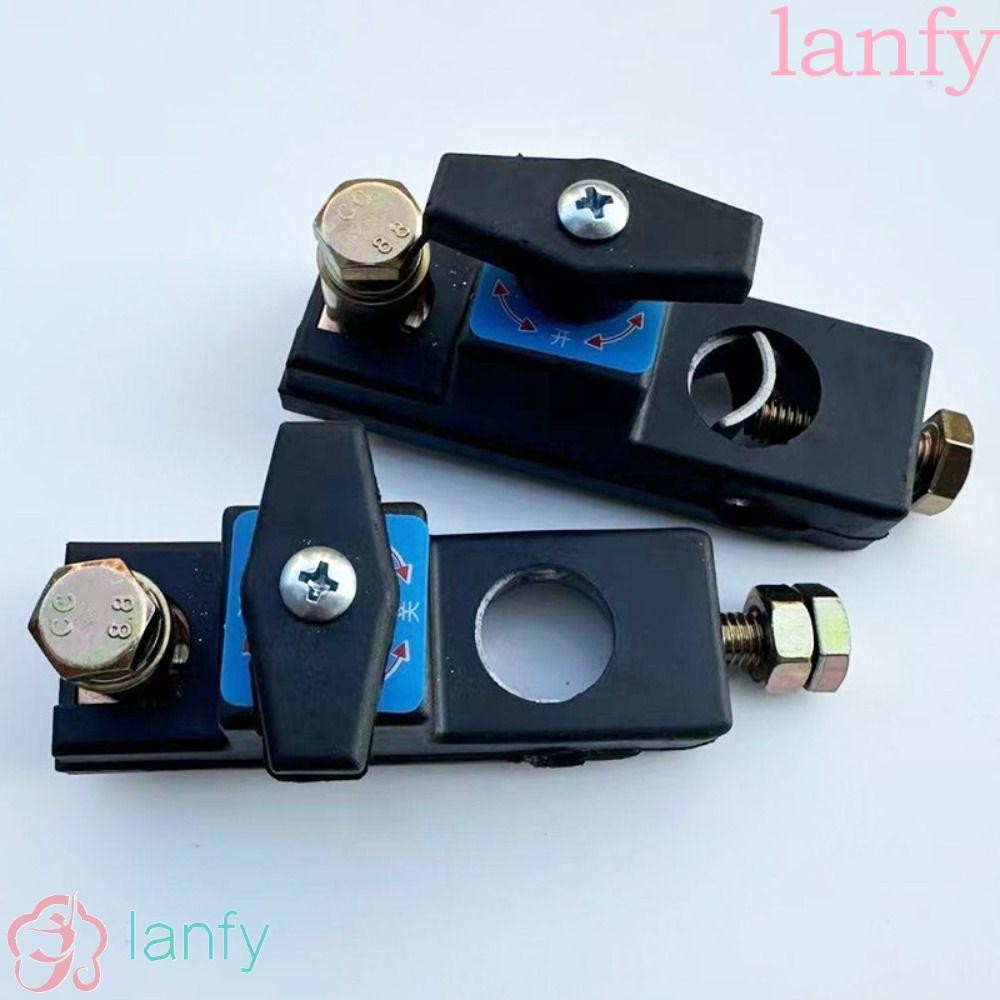 Lanfy สวิตช์ตัดการเชื่อมต่อแบตเตอรี่รถยนต์, 12V/24V แบตเตอรี่ตัดสวิตช์ป้องกันการรั่วไหล, ตัดการเชื่อมต่อรั่วทนทานสวิตช์ตัดด่วนป้องกันไฟตัดฆ่าสวิตช์ RV/ATV