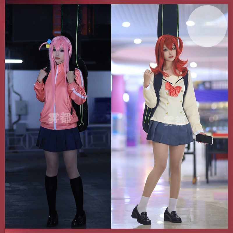 BOCCHI THE ROCK!  Gotoh Hitori Ijichi Nijika Yamada Ryo Kita Ikuyo Cosplay women's clothing