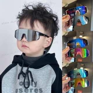 เด็กขี่จักรยานบุคลิกภาพแว่นตากันแดดป้องกันรังสียูวีชายหญิงกี…