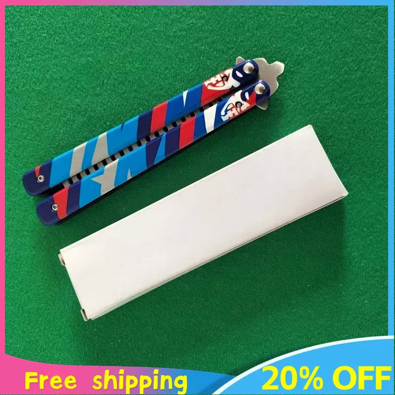 ⭐ Valorant Game Peripheral Weapon Butterfly Comb GO Vol 2 Melee Metal Material Samurai Sword Model B