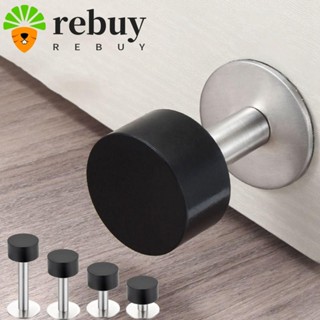 กันชนประตู สเตนเลส แบบหนา ไม่ต้องเจาะ หลายขนาด สีดํา สําหรับ…