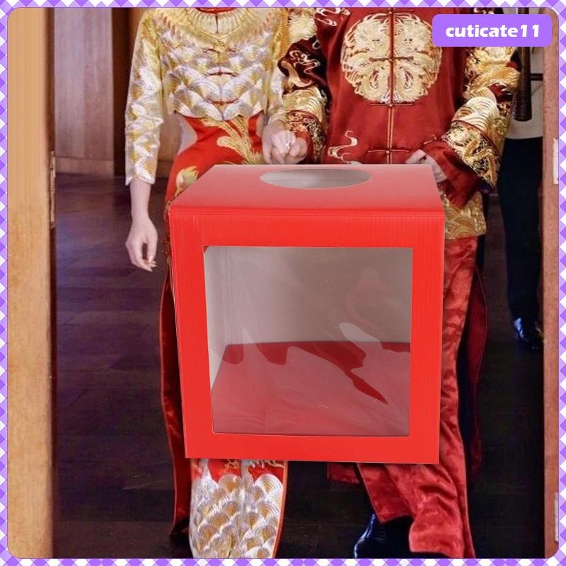 [Cuticate1] กล่องลอตเตอรี, เคส Raffle, กล่องบริจาคความจุขนาดใหญ่ทรงสี่เหลี่ยม, เกมลูกจับฉลาก