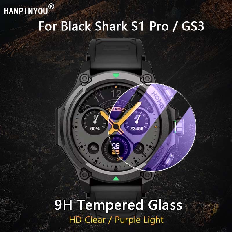 สําหรับ Black Shark S1 Pro GS3 Ultra Clear / Anti Purple Light 2.5D ฟิล์มกระจกนิรภัยปกป้องหน้าจอ