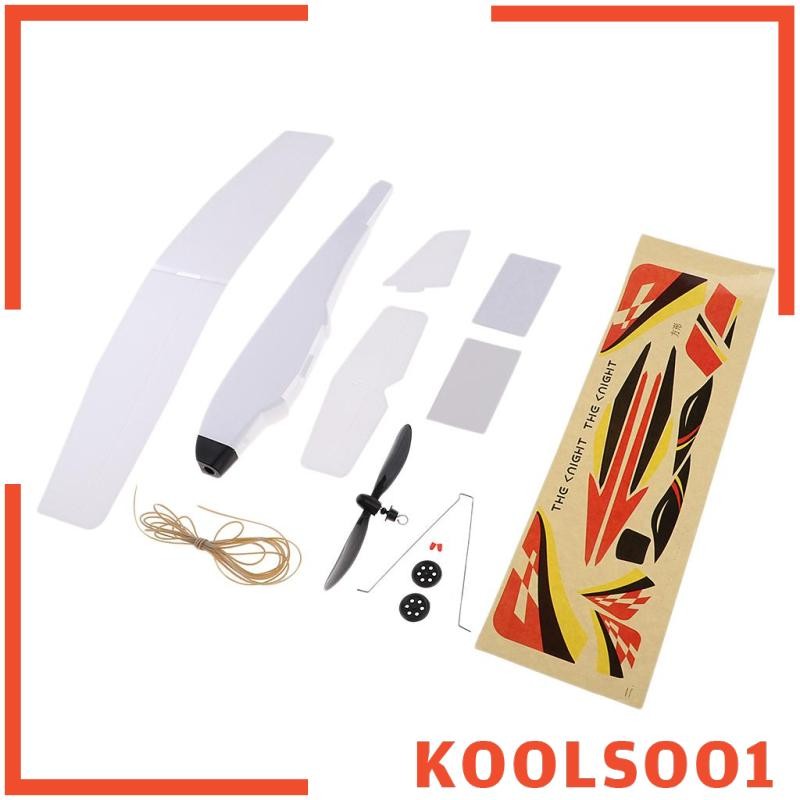 [คูลซู1] เครื่องร่อนเครื่องบินยางรัด 12"